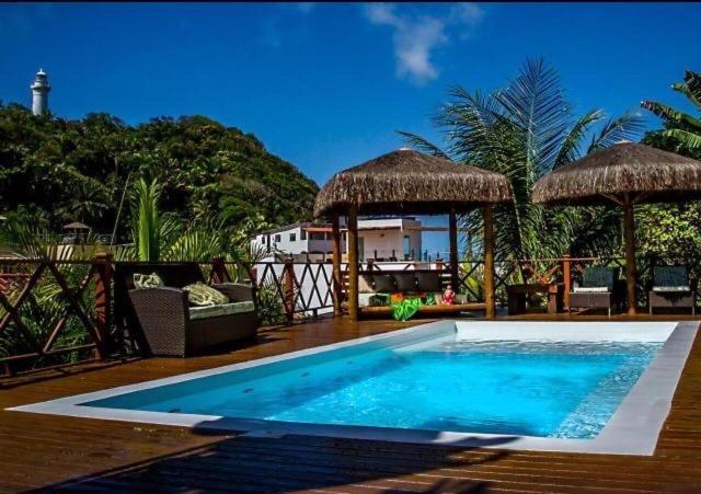 Casa Celestino Residence Morro de Sao Paulo Bagian luar foto